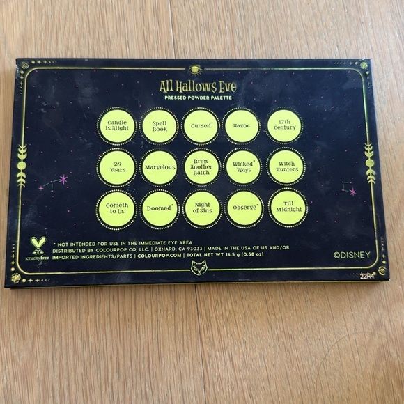ColourPop Hocus Pocus 2 All Hallows Eve Pressed Powder Palette NWT - Picture 9 of 9